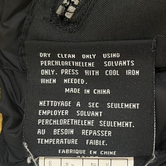 Marc New York Jacket Mens Medium Black Duck Down Puffer Coat Zip Reflective Warm - Picture 11 of 11